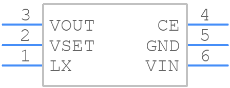 XC9276DA600R-G - Torex - PCB symbol