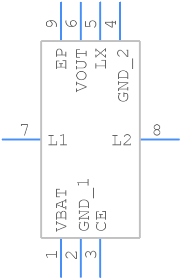 XCL102D403CR-G - Torex - PCB symbol