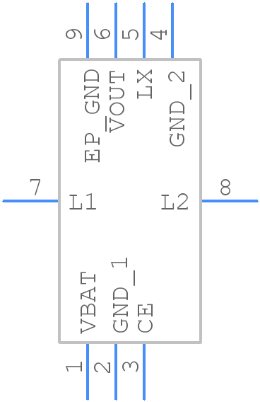 XCL103E283CR-G - Torex - PCB symbol