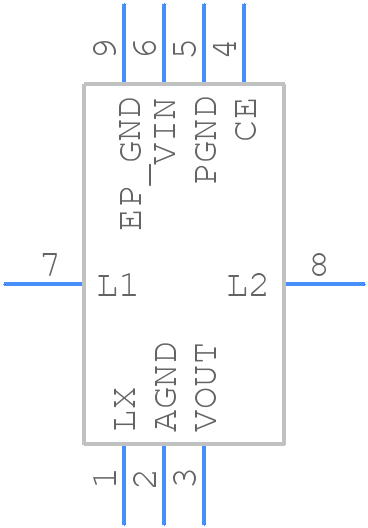 XCL221B271ER-G - Torex - PCB symbol