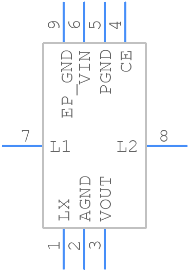 XCL222B261ER-G - Torex - PCB symbol