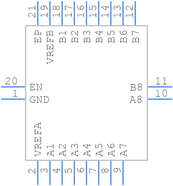 NVT2008BQ,115 - NXP - PCB symbol