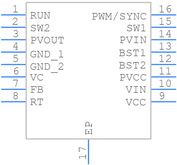 LTC3115IDHD-1#WPBF - Analog Devices - PCB symbol