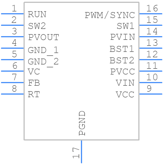 LTC3115IDHD-1#WPBF - Analog Devices - PCB symbol