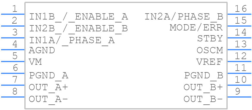 TC78H660FNG,EL - Toshiba - PCB symbol