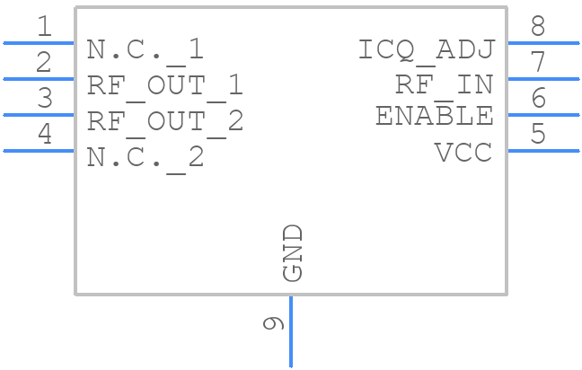 BGA7130,118 - NXP - PCB symbol