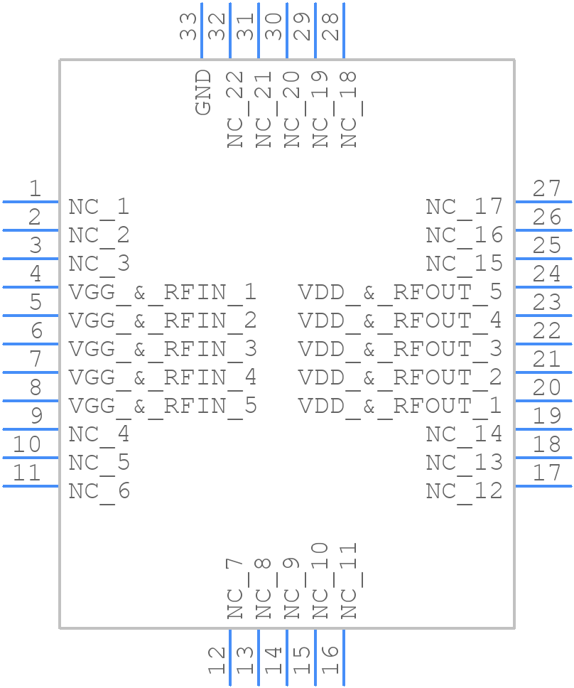 TA9210D - Tagore Technology - PCB symbol