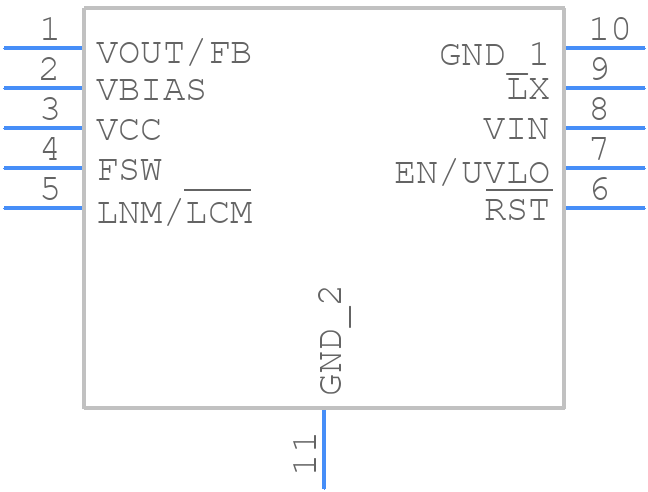 L7983PU50R - STMicroelectronics - PCB symbol