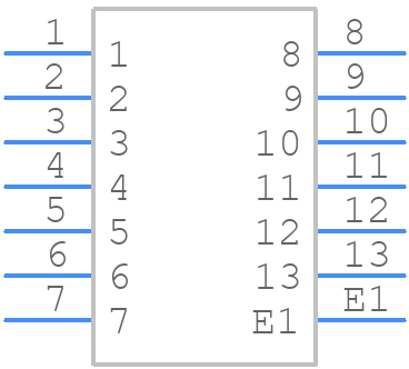 ACJS-MHDEM - Amphenol - PCB symbol