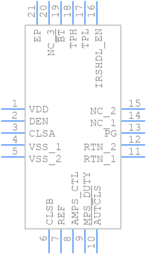 TPS2372-3RGWT - Texas Instruments - PCB symbol