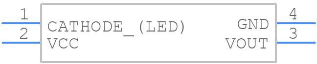 S7136 - Hamamatsu - PCB symbol