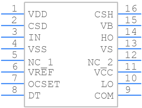 IRS20957STRPBF - Infineon - PCB symbol