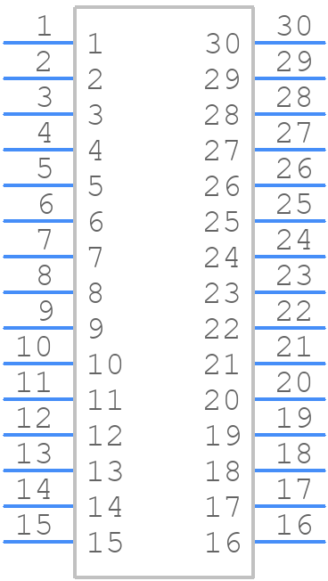 0744410017 - Molex - PCB symbol