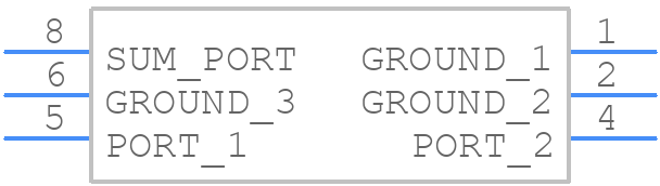 SYPS-2-22HP+ - Mini-Circuits - PCB symbol