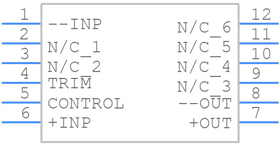 SIRE100S - Pico Electronics - PCB symbol