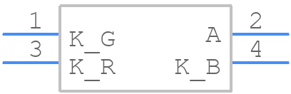 E6C1206RGBC3UDA - EKINGLUX - PCB symbol