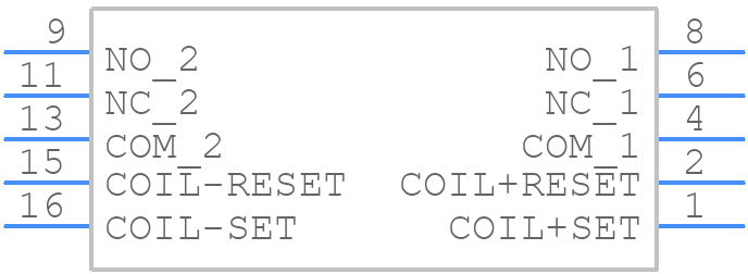 V23042B2201B101 - TE Connectivity - PCB symbol