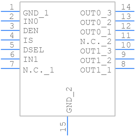 BTS70122EPAXUMA1 - Infineon - PCB symbol