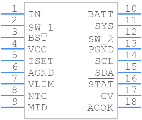 MP2672GD-0000-Z - Monolithic Power Systems (MPS) - PCB symbol