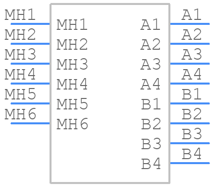 1-2351965-2 - TE Connectivity - PCB symbol