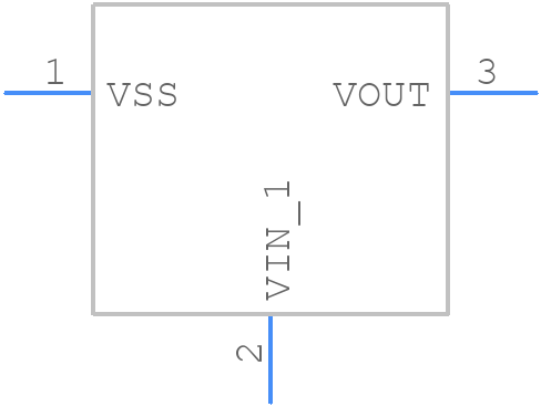 XC6206P402PR-G - Torex - PCB symbol