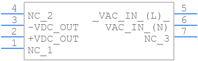 RAC04-12SA - RECOM Power - PCB symbol