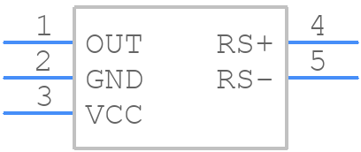 MAX4376HAUK+T - Analog Devices - PCB symbol