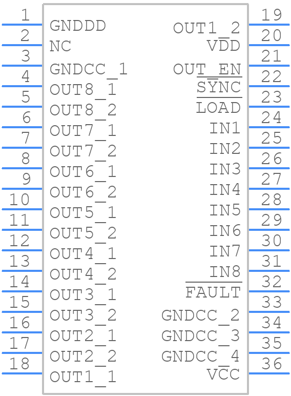ISO8200BQ - STMicroelectronics - PCB symbol
