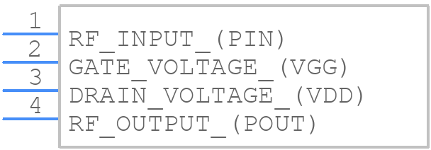 RA07H4047M-101 - Mitsubishi - PCB symbol