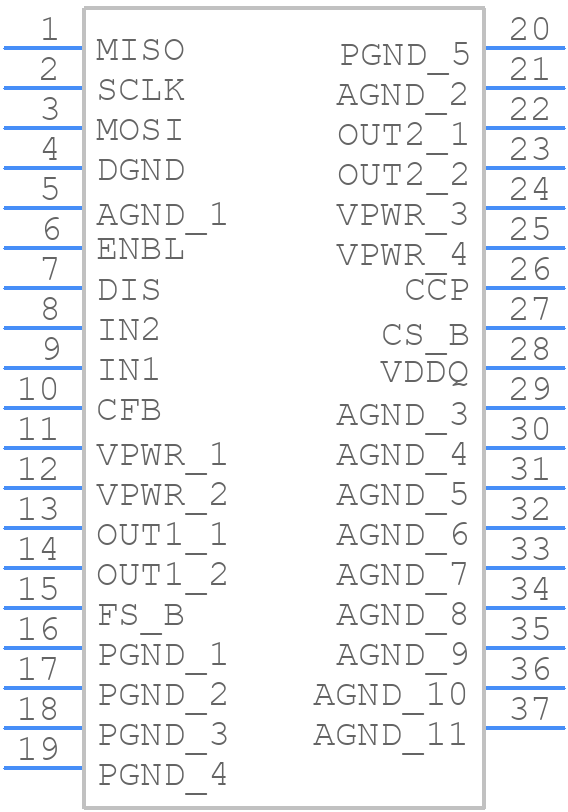 MC33HB2000AES - NXP - PCB symbol