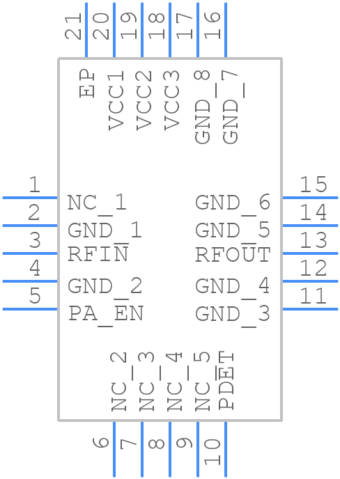 RFPA5542BSR - Qorvo - PCB symbol