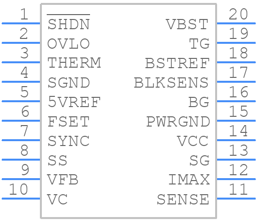 LT1681ISW#PBF - Analog Devices - PCB symbol