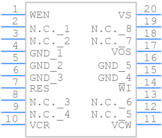 L4993MD - STMicroelectronics - PCB symbol