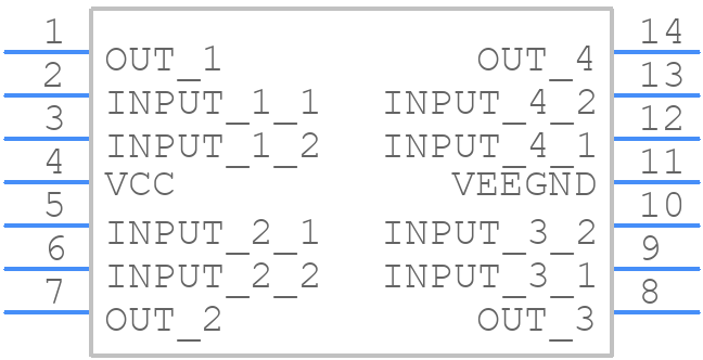 LM324S - onsemi - PCB symbol