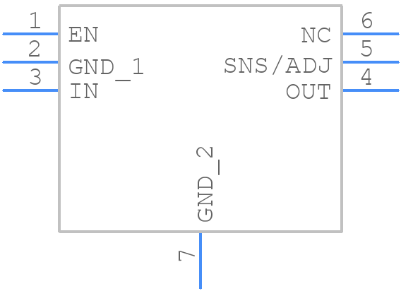 MIC37122YMT-TR - Microchip - PCB symbol