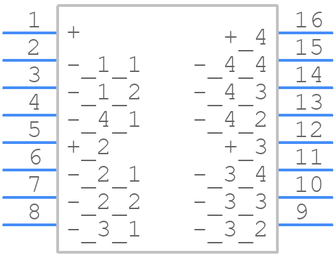 DTL1553-45 - iNRCORE - PCB symbol