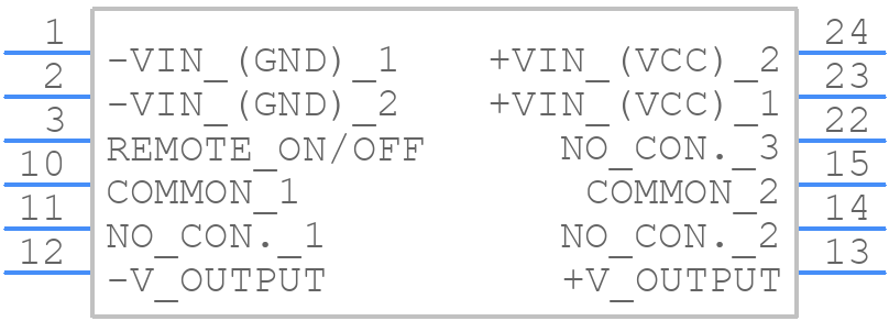 TES 3-2422WI - Traco Power - PCB symbol