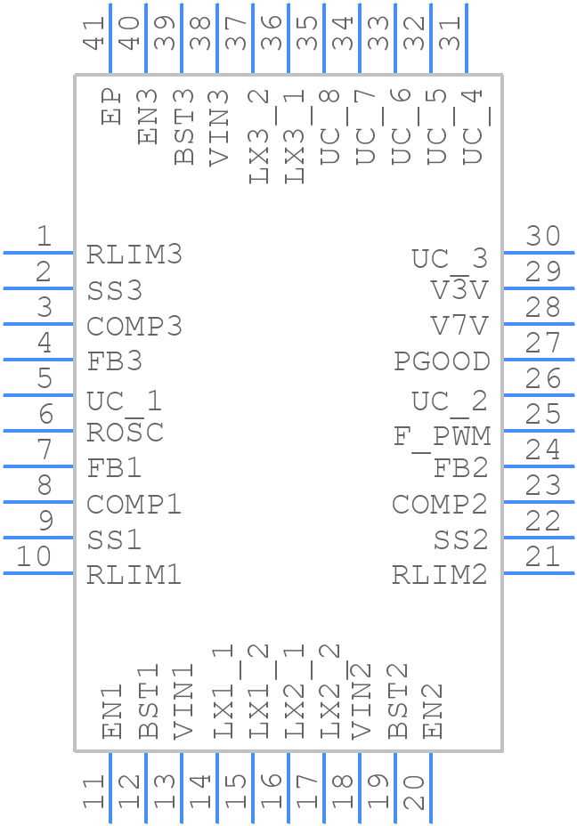 TPS652510RHAT - Texas Instruments - PCB symbol