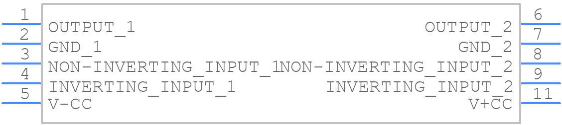 LM119H - STMicroelectronics - PCB symbol