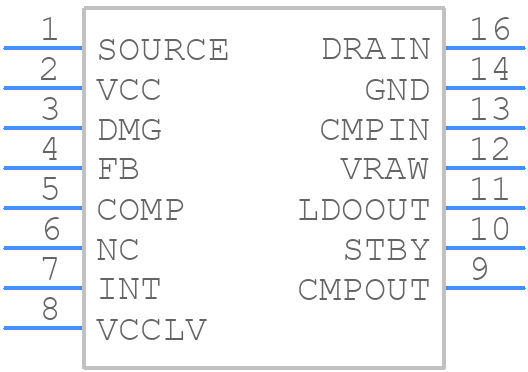 NCP10970A1DR2G - onsemi - PCB symbol