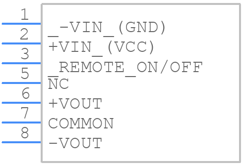 TEC 2-1222 - Traco Power - PCB symbol