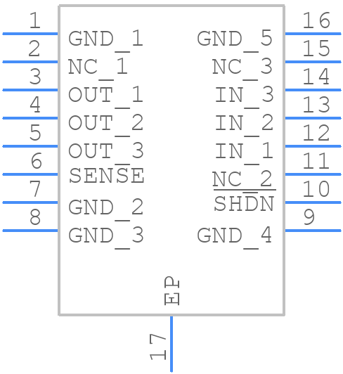 LT1963EFE-2.5#TRPBF - Analog Devices - PCB symbol