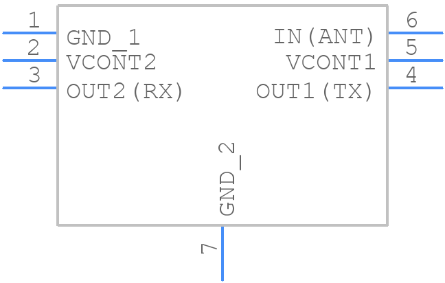 XA2163 - XINLUDA - PCB symbol
