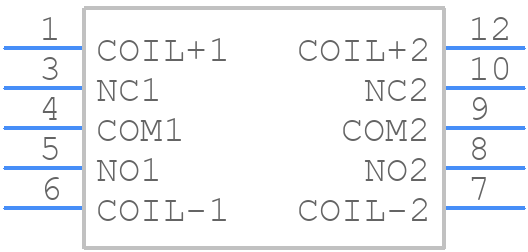 TXS2-L2-3V - Panasonic - PCB symbol