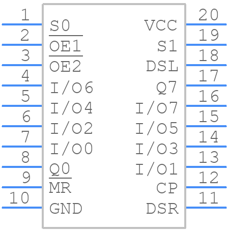 74HC299DB,112 - Nexperia - PCB symbol