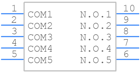 A6T-5102 - OMRON Electronics - PCB symbol