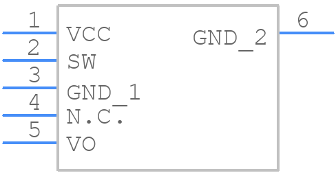 BD3574HFP-TR - ROHM Semiconductor - PCB symbol
