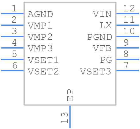 R1801K001A-TR - Ricoh - PCB symbol