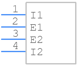 Y14670R50000B9L - Vishay - PCB symbol