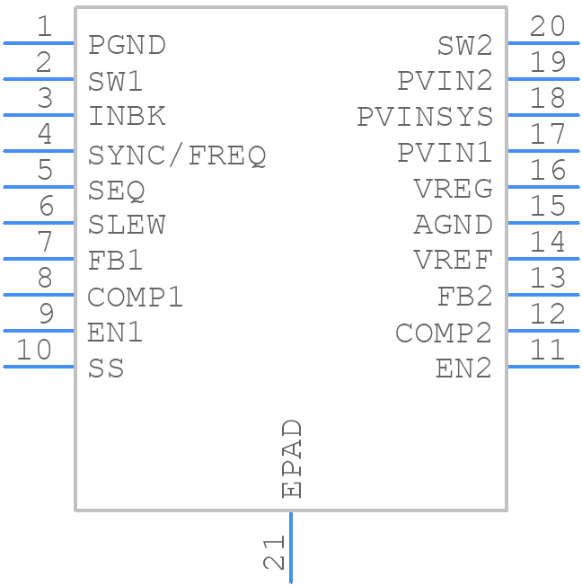 ADP5070AREZ - Analog Devices - PCB symbol